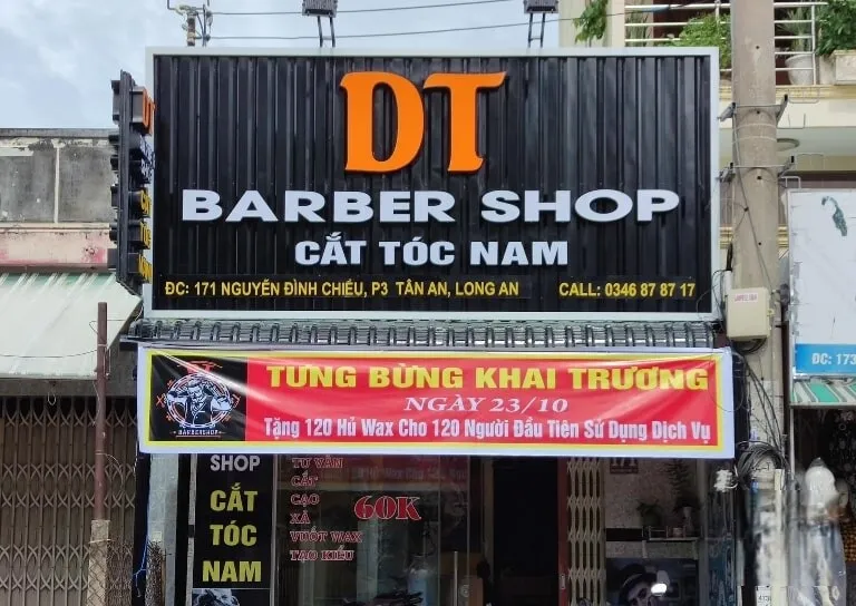 Biển Barber Shop Phong Cách Mau bien quang cao barber shop dep 2