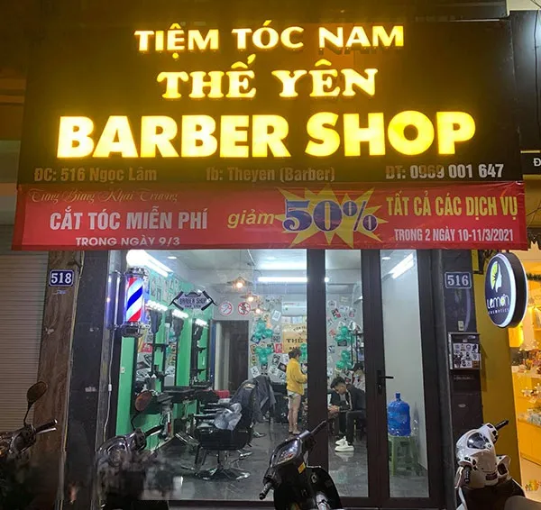 Biển Barber Shop Phong Cách Mau bien quang cao barber shop dep 3