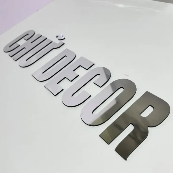 Chữ Alu Gương Sang Trọng Mau chu alu duoc thiet ke gia cong dep 1