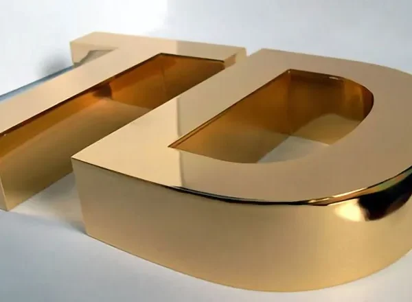 Chữ Inox Mạ Vàng Cao Cấp Mau chu inox ma vang dep dang la xu huong duoc ua chuong trong thiet ke bien hieu hien dai