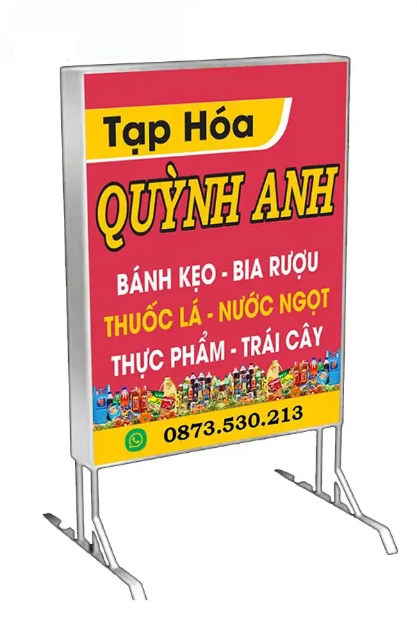 Bảng Hiệu Tạp Hóa Đơn Giản Dễ Nhận Diện Mot trong nhung yeu to tao nen thanh cong cua Quang Cao 24h trong linh vuc thiet ke bang hieu tap hoa chinh la doi ngu nhan vien thiet ke chuyen nghiep