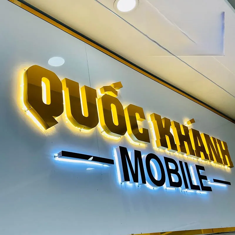 Chữ Mica Cắt CNC Sắc Sảo Quang Cao 24h co kha nang dap ung moi yeu cau ve lam chu mica theo yeu cau