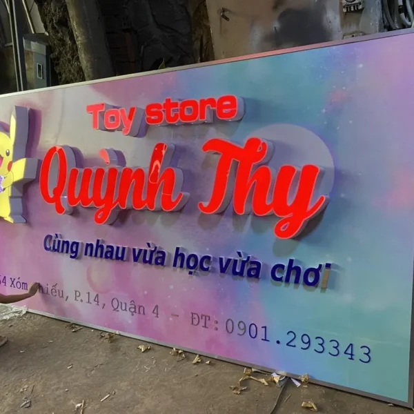 Biển Quảng Cáo Ngoài Trời Chất Lượng Quang Cao 24h cung cap bang gia lam bien quang cao canh tranh