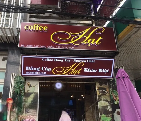Bảng Hiệu Quán Cafe Ấn Tượng Quang Cao 24h cung cap dich vu bang hieu cafe lay lien voi thoi gian thi cong nhanh chong