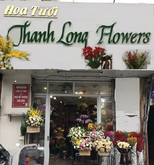 Biển Quảng Cáo Shop Hoa Thanh Lịch Quang Cao 24h da thiet ke va thi cong hang tram mau bien quang cao shop hoa dep