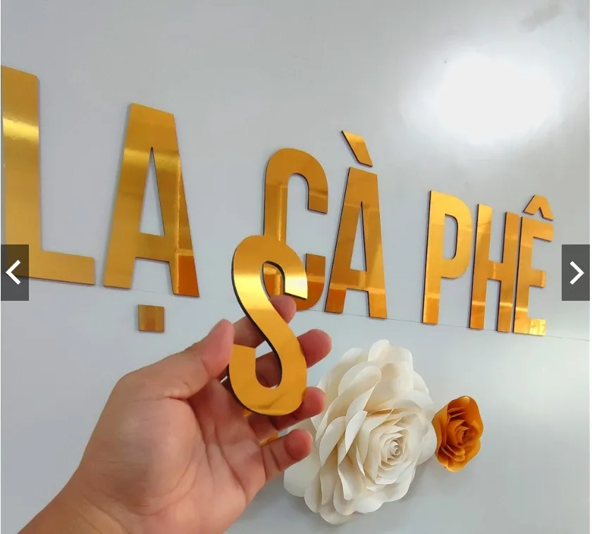 Chữ Nổi Alu Gương Sang Trọng Quang Cao 24h se tien hanh lap dat bien chu noi alu tai vi tri da thong nhat