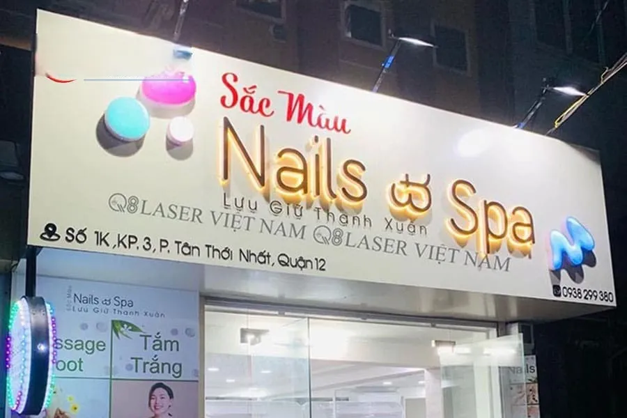 Biển Quảng Cáo Nail Hút Mắt Quang cao 24h cung cap dich vu lam bien quang cao nail lay lien voi thoi gian hoan thien chi tu 24 48 gio