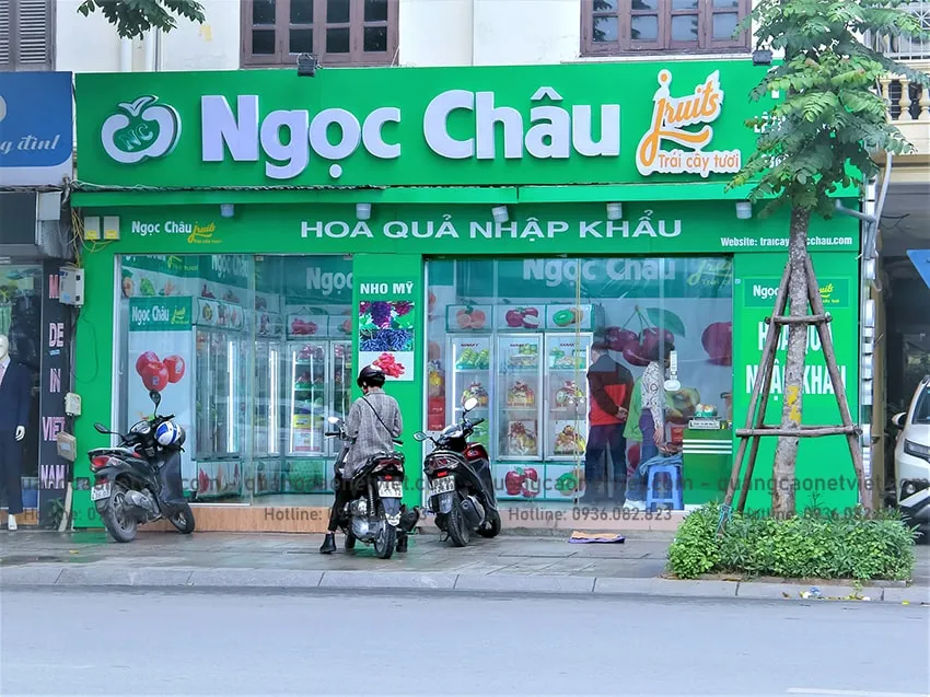 Biển Quảng Cáo Shop Hoa Thanh Lịch Quy trinh lam bien quang cao shop hoa tai Quang Cao 24h