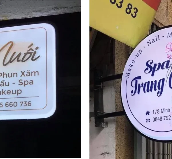 Biển Vẫy Alu Cao Cấp Quy trinh lam bien vay alu chuyen nghiep tai Quang Cao 24H