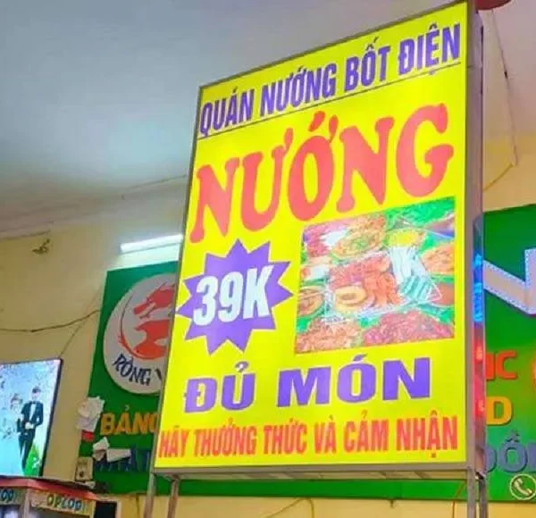 Biển Vẫy Lẩu Nướng Nổi Bật Quy trinh thiet ke va san xuat bien vay lau nuong tai Quang Cao 24H