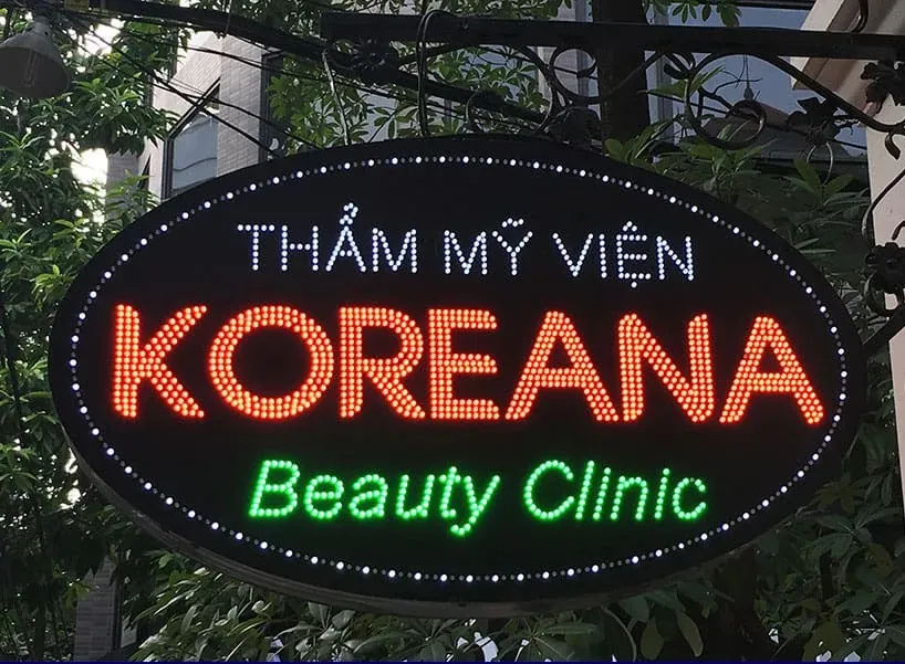 Biển LED Vẫy Spa Sang Trọng Quy trinh tu lam bien led vay spa don gian tai nha