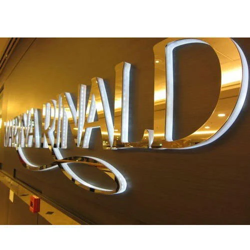 Chữ Nổi Mica Đèn LED Sáng Nét Su dung phan mem chuyen nghiep de thiet ke chu noi mica den led