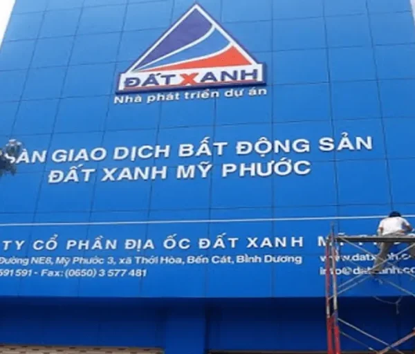 Bảng Hiệu Công Ty Bất Động Sản Hiện Đại Thiet ke bang hieu cong ty bat dong san