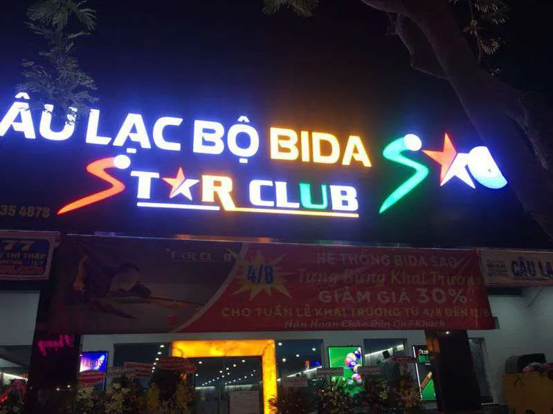 Biển LED Bida Nổi Bật Thu Hút Thiet ke bien led bida sang tao Nang tam thuong hieu phong bida