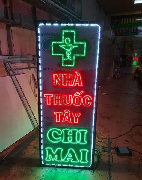 Biển LED Nhà Thuốc Chuẩn Chuỗi Thiet ke bien led nha thuoc chuyen nghiep