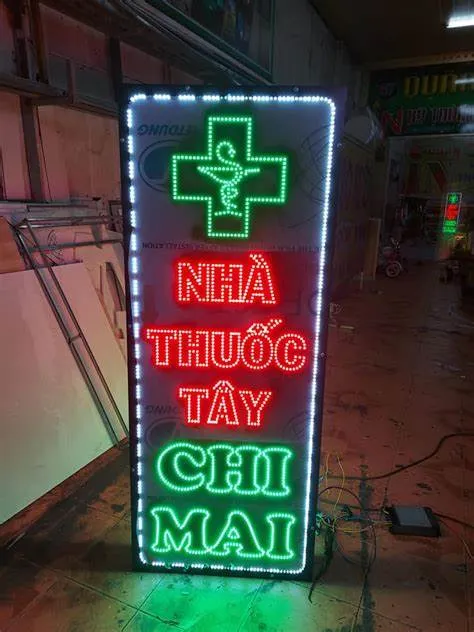 Biển LED Nhà Thuốc Chuẩn Chuỗi Thiet ke bien led nha thuoc chuyen nghiep