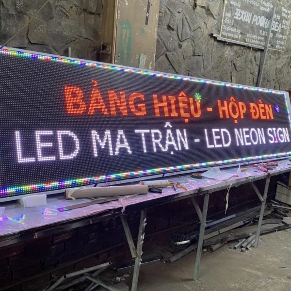Biển LED Ma Trận 3 Màu Đa Hiệu Ứng Tong quan ve bien led ma tran 3 mau va ung dung trong quang cao
