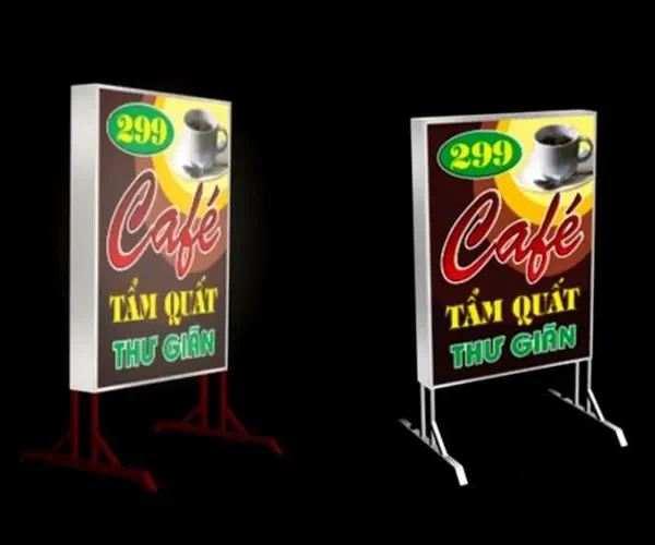 Biển Vẫy Có Chân Tiện Dựng Uu diem cua bien vay co chan so voi cac hinh thuc quang cao khac