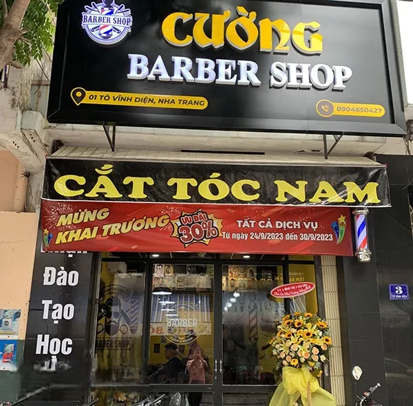 Biển Barber Shop Phong Cách bang hieu barber shop dep 6