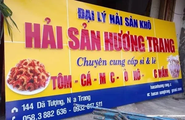 Biển Quảng Cáo Hải Sản Bắt Mắt bang hieu hai san kho 4