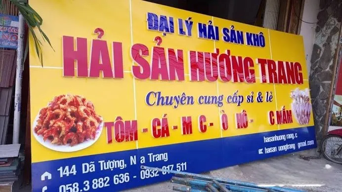 Biển Quảng Cáo Hải Sản Bắt Mắt bang hieu hai san kho 4