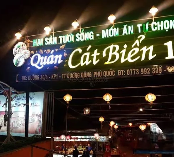 Biển Quảng Cáo Hải Sản Bắt Mắt bien quang cao hai san 2