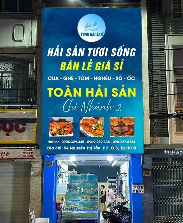 Biển Quảng Cáo Hải Sản Bắt Mắt bien quang cao hai san 24 e1740970840949