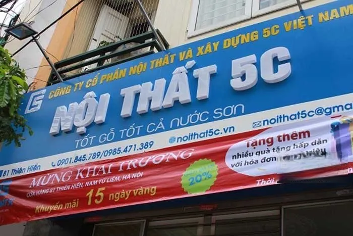 Biển Quảng Cáo Nội Thất Hiện Đại bien quang cao noi that 5