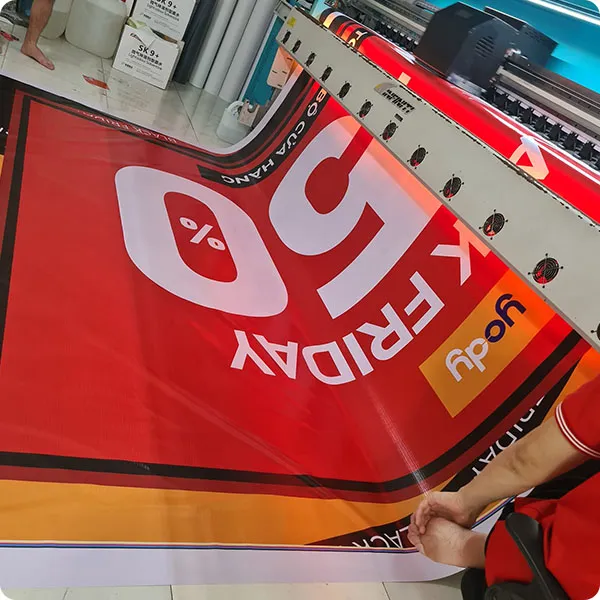 In Bạt Không Gân Chất Lượng Cao