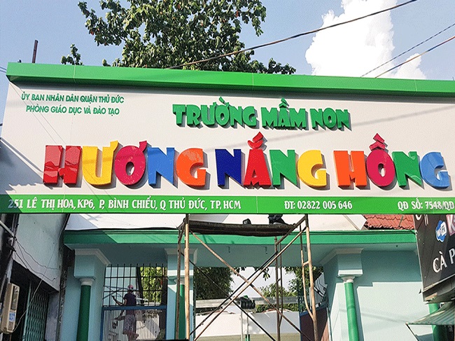 Mẫu bảng hiệu mầm non dễ thương - Ảnh 6