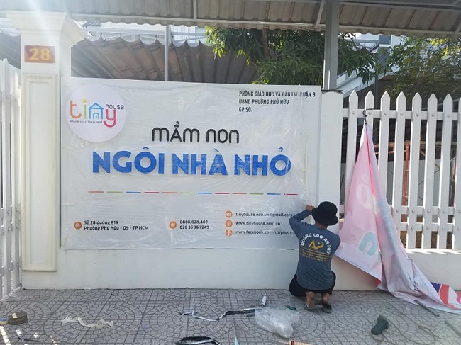 Mẫu bảng hiệu mầm non dễ thương - Ảnh 4