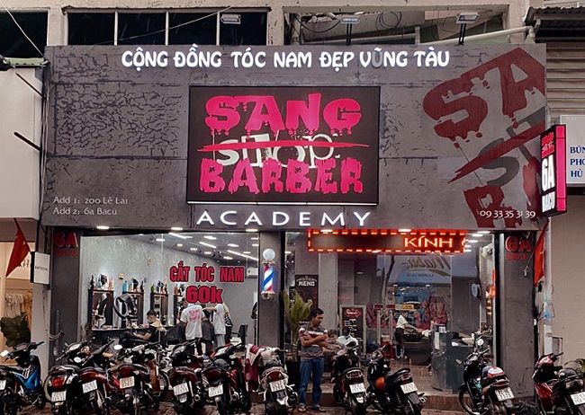 Mẫu bảng hiệu barber shop thiết kế độc đáo - Ảnh 3