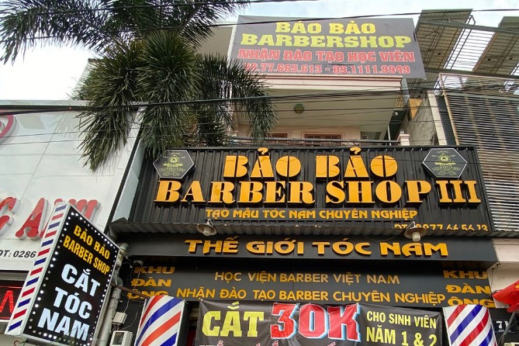 Mẫu bảng hiệu barber shop thiết kế độc đáo - Ảnh 14
