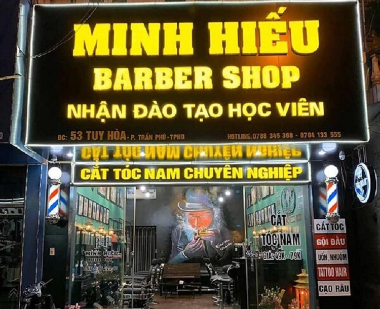 Mẫu bảng hiệu barber shop thiết kế độc đáo - Ảnh 16