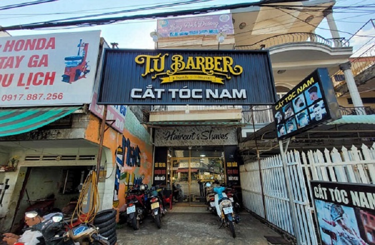 Mẫu bảng hiệu barber shop thiết kế độc đáo - Ảnh 12