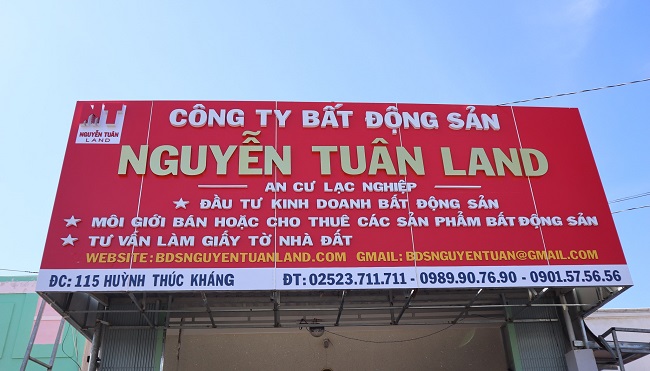Mẫu bảng hiệu bất động sản - Ảnh 7