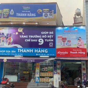 Alternative view of Mẫu bảng hiệu cửa hàng bỉm sữa