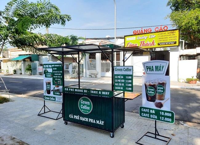 Bảng hiệu cafe mang đi take away