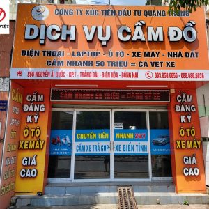 Mẫu biển hiệu quảng cáo cầm đồ ấn tượng