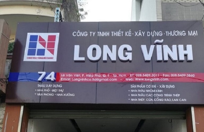 Mẫu bảng hiệu công ty xây dựng - Ảnh 4