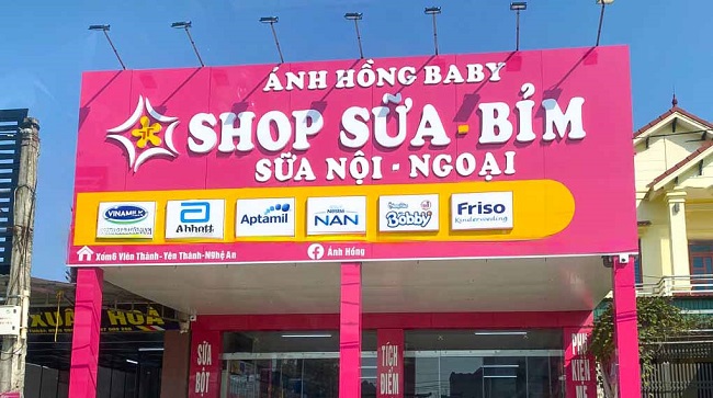 Mẫu bảng hiệu cửa hàng bỉm sữa - Ảnh 8