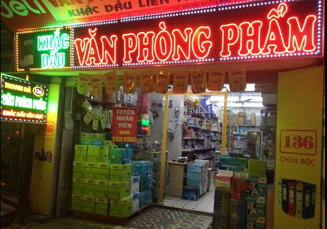 Mẫu bảng hiệu văn phòng phẩm - Ảnh 7