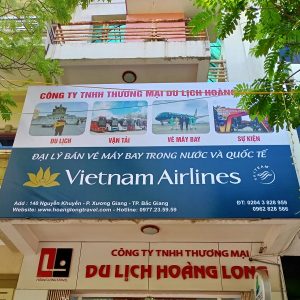 Alternative view of Mẫu bảng hiệu dịch vụ du lịch