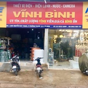 Alternative view of Bảng hiệu cửa hàng điện nước sáng tạo
