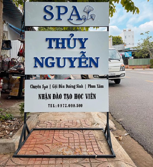 Mẫu bảng hiệu đứng quảng cáo đẹp - Ảnh 17