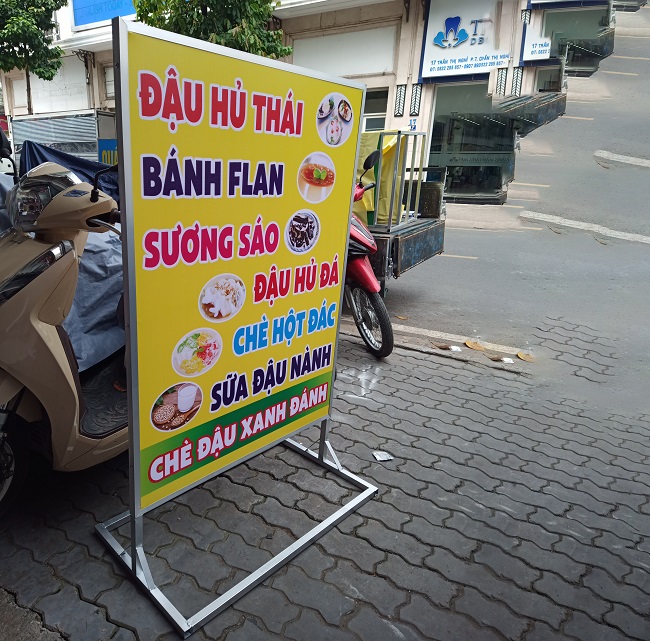Mẫu bảng hiệu đứng quảng cáo đẹp - Ảnh 16