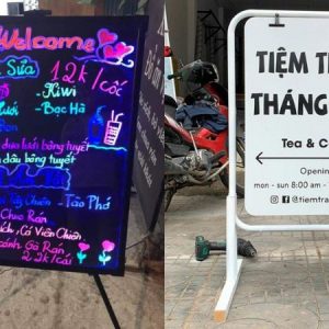 Mẫu bảng hiệu đứng quảng cáo đẹp