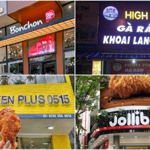 Mẫu bảng hiệu gà rán gà giòn