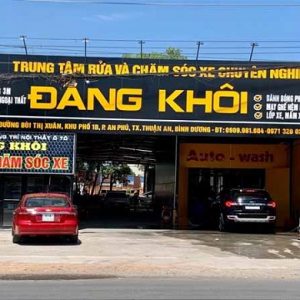Mẫu bảng hiệu gara sửa xe ô tô