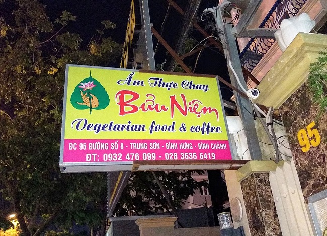Mẫu bảng hiệu quán chay thanh tịnh - Ảnh 11